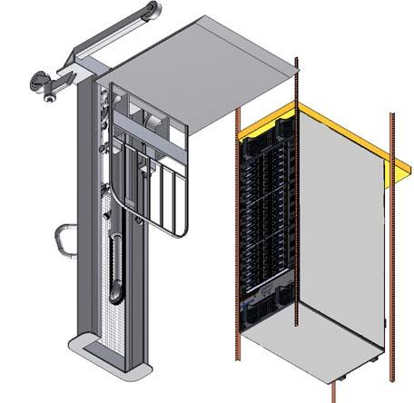 Figure 18: Putting the Chassis in the Rack Using a