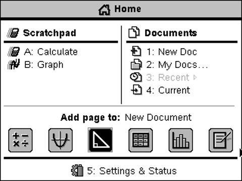 (Figure 2). Note: You could also press c and select the Figure 1 Geometry icon - this will add a Geometry page to the currently open document. Explore the Page 1.