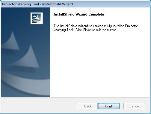 (11) InstallShield Wizard Complete dialog will be shown when the installation is completed. Click [Finish] to finish the installation.