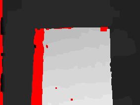 On the other hand, no additional vertical edges are introduced and so any pixel will be connected only to its immediate vertical neighbors, as before, with vdist 1 denoting the common distance