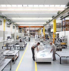 In more than 23,000 square meters of production space these facilities offer scalable manufacturing resources and have been optimized for maximum process efficiency through our Just-in- Time and