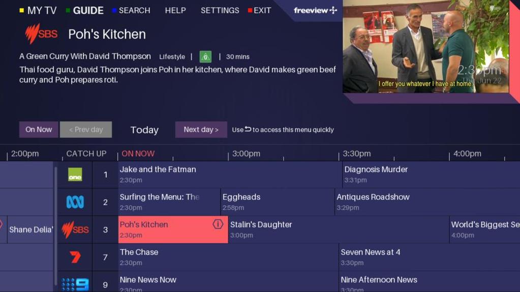 3. Enjoying Catch Up TV How can I watch Catch Up TV on my TV?
