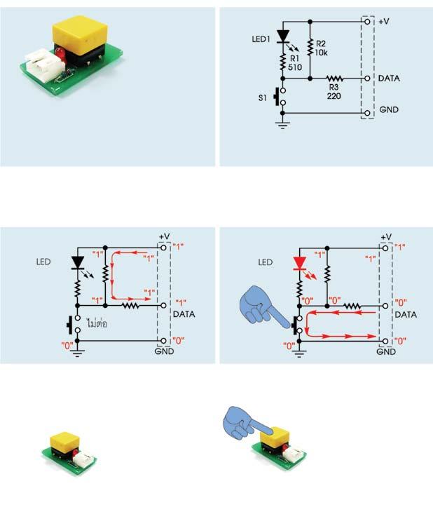 Introduction to Switch /Touch sensor Basic operation of Switch The Touch / Switch Sensor module consist of 3 main components, the Wire input, LED Indication light and the Switch.