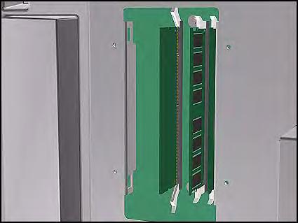 Remove 4 T-10 screws (Type P) from the DIMM Access Cover. Remove the DIMM Access Cover. 2 2.