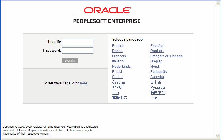 Access the System You can access the PeopleSoft system from the link below, https://hrsa.oasis.