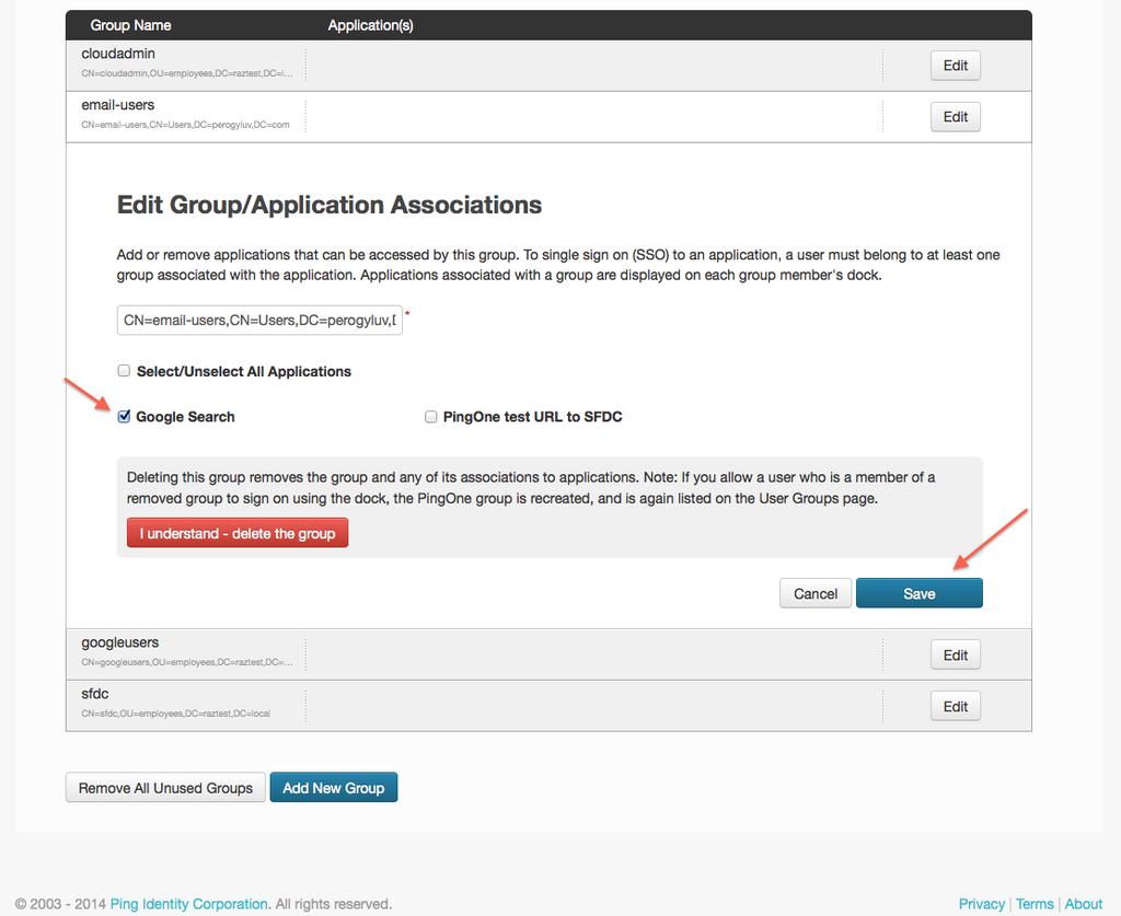 2.3. Adding an Application from the Application Catalog a.