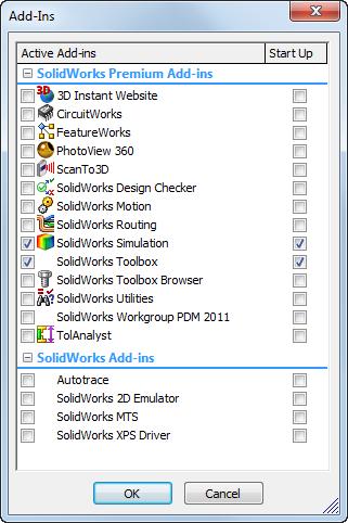Starting SolidWorks and Opening a Part 1 Start the SolidWorks application. From the Start menu, click Programs, SolidWorks, SolidWorks.