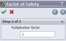Right-click on the Results folder in the Simulation Study Tree and select Define Factor of Safety Plot. Keep the default settings and click Next.