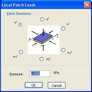 If you wish to remove the patch loads from a patch, select the patch and choose Unload patch from the Load menu. You can also double click on a patch to view a table of all the loads on the patch.