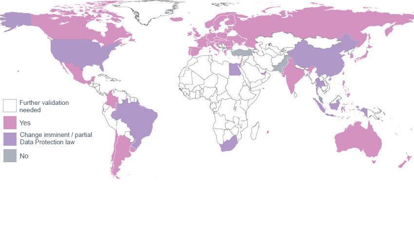 Which Countries have Data
