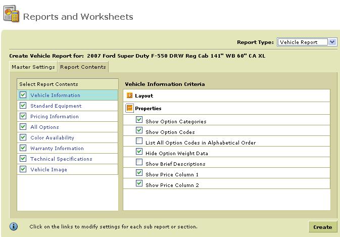 Sa Share Carbook Fleet Edition Feature Guide SETTING UP YOUR REPORT PROPERTIES Many Reports have a number of properties you can include, exclude, enable, or disable.