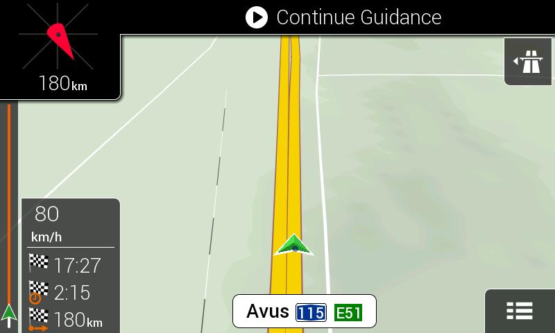 Tap and the Multipoint Route screen appears where you can continue adding a destination to your route. 6.