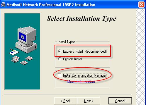 8. We recommend you select Express Install option.