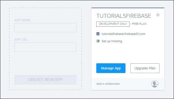 2. Firebase Environment Setup Firebase In this chapter, we will show you how to add Firebase to the existing application. We will need NodeJS.