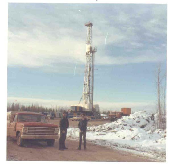 Later examples The location of gas and oil wells outside the Peace River Block has always been governed by a
