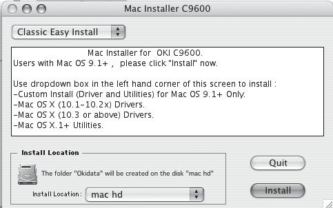 8. To select the DEP driver plus additional utilities, click [Install].