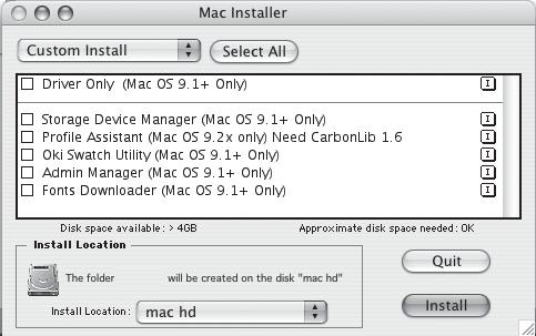 Ethernet Desktop Icon 1. Select [Chooser] from the Apple drop-down menu. 2.