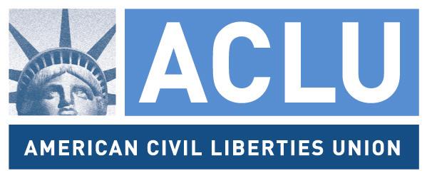 NATIONAL LOGO The ACLU national logo comprises three graphic elements: the liberty image; acronym ( ACLU ); and title banner ( American Civil Liberties Union ).