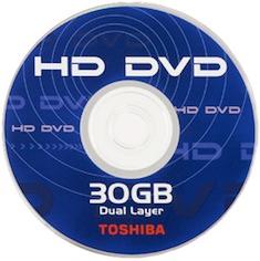 HD DVD High-density DVD (HD-DVD) discs can hold around 15GB of data (a duallayer HD-DVD can hold twice that). HD-DVDs are random-access devices.