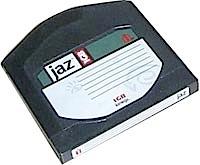 Jaz discs are random access devices which were used for data back-up or