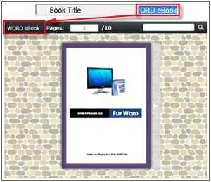 (2) Hide Book Frame Bar If don t want to show the book frame bar, choose Yes in this option.