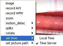 8. Set pictures path: Fast select the direction for SNAP and Motion detection.
