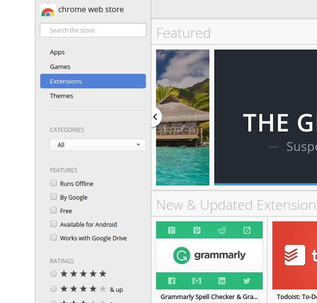 Where to find extensions? 1. Go to the Chrome Store https: //goo.gl/h3odh 2. In the search box type the extension you are looking for 3.