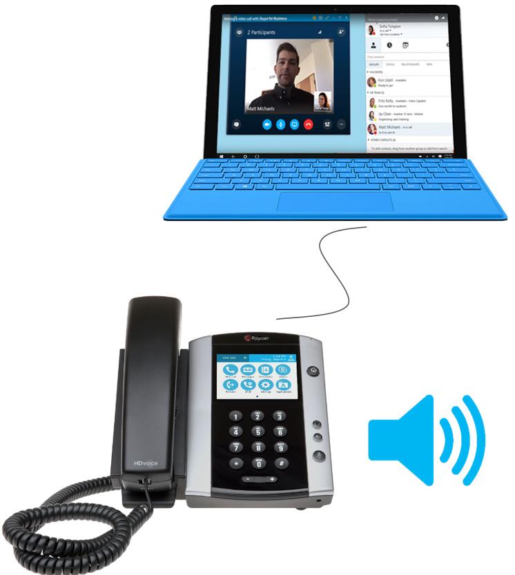Choosing the right phones for Skype for Business Polycom has enjoyed a long partnership with Microsoft, delivering on over 40 solutions that are closely integrated and/ or qualified with Microsoft