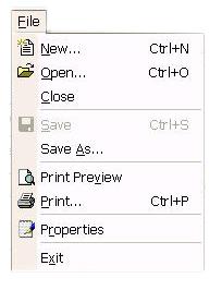 The following gives a brief summary each of the functions that can be accessed from the navigation toolbar.