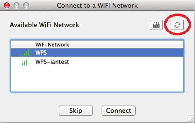 3) If you don t like to change the WiFi Network and want to keep the connection to current network, you can press the Skip button. 9.