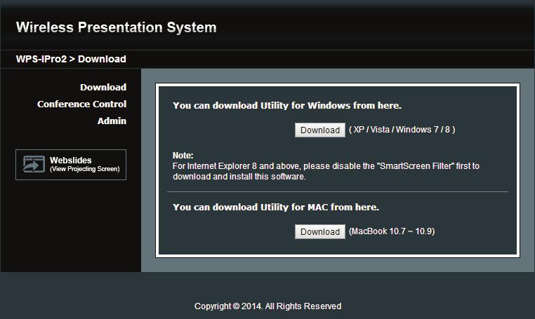 10.2 Download 1) Select Download function.