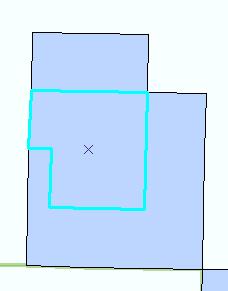 Move southward, snap to the corner of the original existing J-shaped polygon, and click to add a vertex. 4.