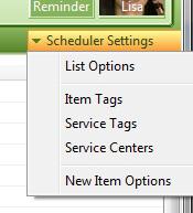 NOTE: Depending on the option setting, a new Item will automatically appear either in Schedule or In