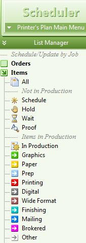 the In Production status.