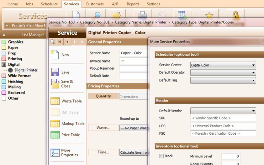 Assigning Centers to Services After you set up the Service Centers, assign Centers to services using one of the following two methods: Method 1: 1) In the Services section, open a service.