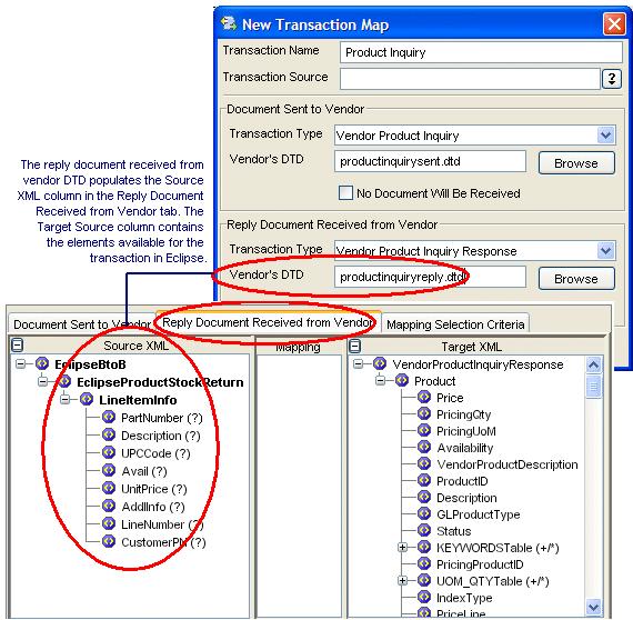 Eclipse Business Connect XML Rel. 8.6.4 (Eterm) Mapping Selection Criteria Tab Use the Mapping Select Criteria tab to indicate to the system which map to use when it receives or sends an XML document.
