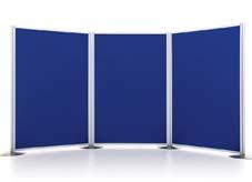 From the number of panels and headers you require to the size of accessories available, you have total control over the design of your display boards.