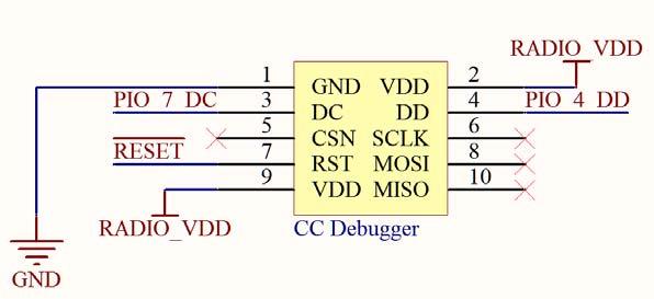 Page 6 of 7 PINOUT Pin Pin Name Pin Pin Name 1 GND 17 USB_DP 2 NC 18 USB_DM 3 RESET (Active Low) 19 PIO_14 4 ADC_1 20 GND 5 SPI_MISO 21 ADC_0 6 SPI_CSB 22 PIO_9 7 SPI_CLK 23 PIO_2 (20mA) 8 SPI_MOSI