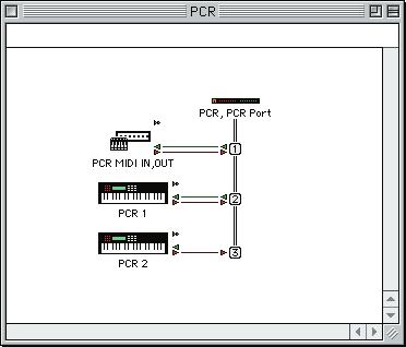 Getting Connected and Installing Drivers (Macintosh) 6 From the File menu, choose Open. 7 Select PCR from the FreeMIDI Setting folder you copied in step 3, and click [Open].