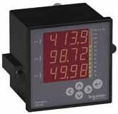 6400 series Multi-Function meters 6400 6459 Auto Scaling K, M and G Brilliant 3 line, 8 segment LED display Color coded analog load bar Features 6400 series meters are ideal replacements for analog