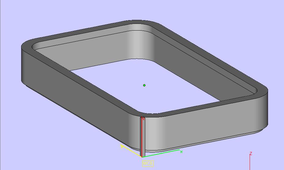 3.2.1.2. Construct a reference block at the origin (0,0,0). Reference block will be located in front of and to the left of the CAD model. It must not impinge on the model.