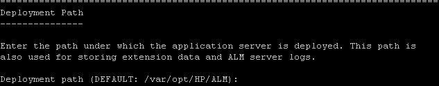 Chapter 14: Installing ALM on Linux Systems It is important that you remember the site administrator user name and password as otherwise you cannot log in to Site Administration. 19.