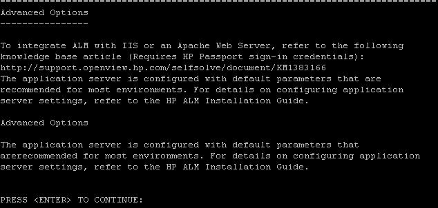 Chapter 14: Installing ALM on Linux Systems Change or keep the default HTTP port number. The default port is 8080.
