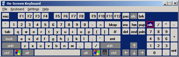 ON-SCREEN-KEYBOARD The On-Screen Keyboard feature allows you to enter text without the need to use the keyboard on your computer.