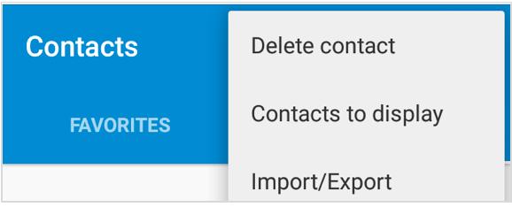 Delete Contact Click on the Contacts icon to enter the phonebook. Click the menu key to access the Contacts menu.