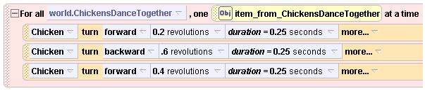 Lists Drag a Do in order into the For all in order statement. Add the following code inside the Do in order.