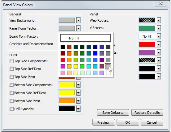 Assign Panel Colors 3. Click OK to apply the colors and close the dialog. Add a Web Route 1.