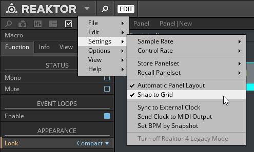 REAKTOR 6.0 Updates to Building Double-click a Constant to edit its value from the Structure View. Double-click a QuickBus or a QuickConstant to rename it from the Structure View. 2.