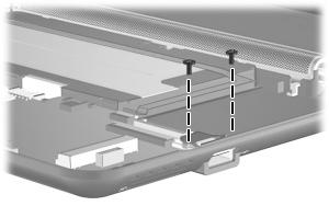 Where used: Two screws that secure the USB connector bracket to