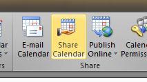 You can share your calendar with a specific person.